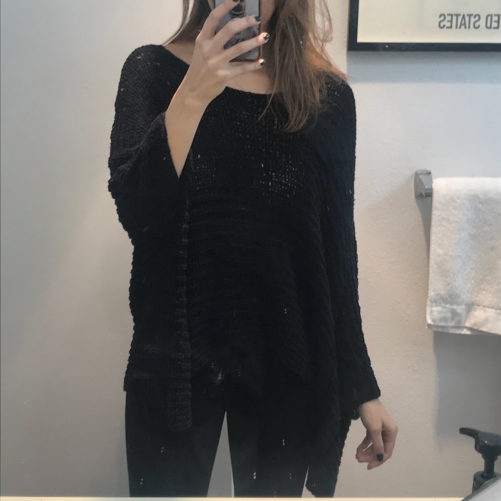 Helmet Lang knit drape sweater